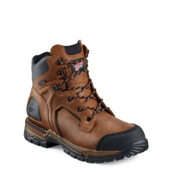 Red Wing FlexForce® 6-inch Waterproof Safety Toe Veiligheidsschoenen Heren Bruin - 2401